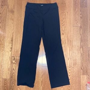 Black Champion Leggings with Slight Flare Size Small